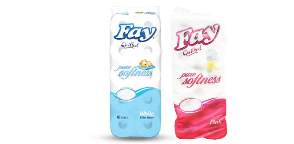 Fay Toilet Paper 4 Packs x 10 Rolls