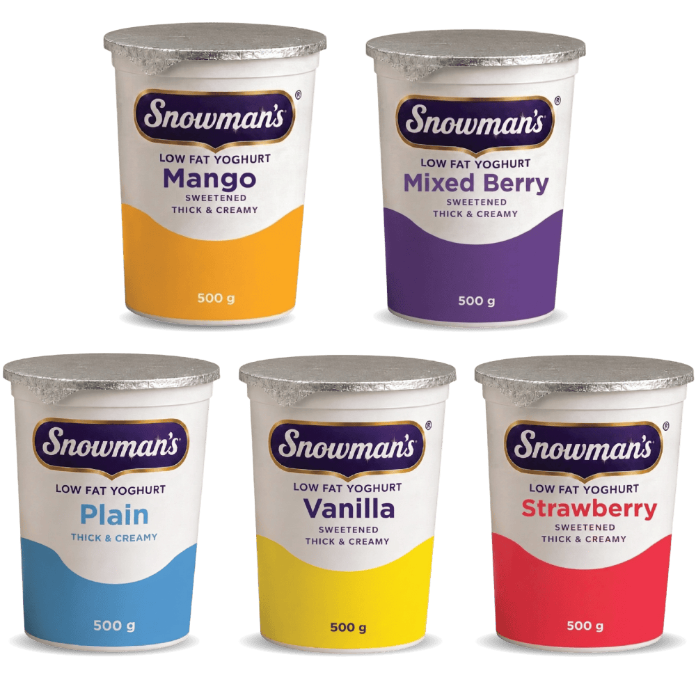 Snowman's Thick & Smooth Yoghurt cups - 500g