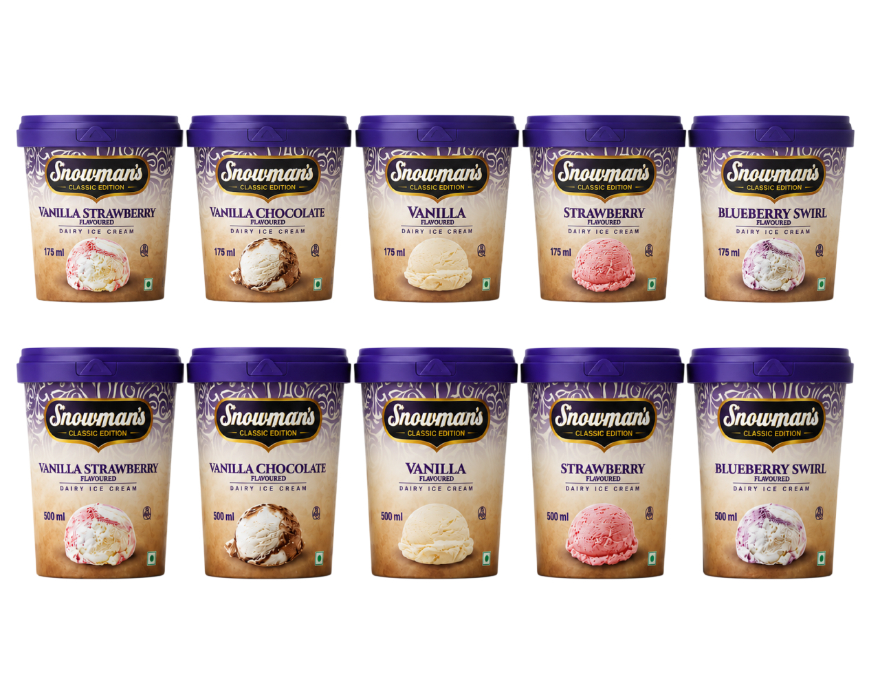 Snowman's Classic Ice Cream