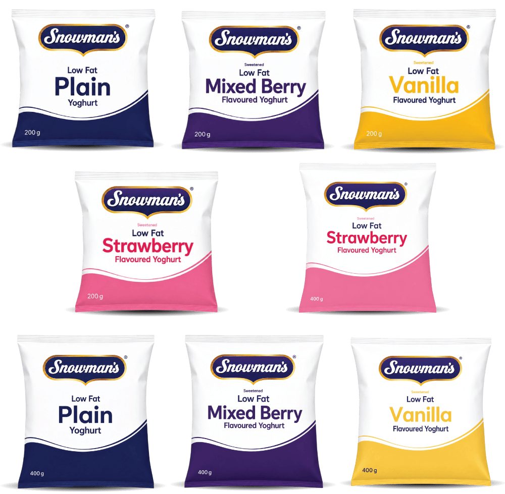 Snowman's Thick & Smooth Yoghurt Sachets